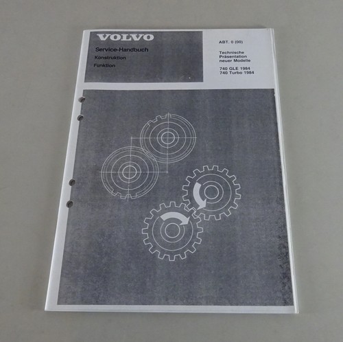 Manuale officina volvo 740 - volvo,