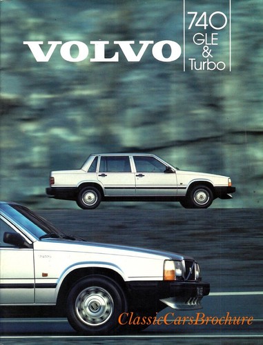 Brochure depliant volvo 740 - volvo,