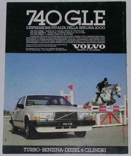 Advert pubblicità 1984 - 1984, volvo