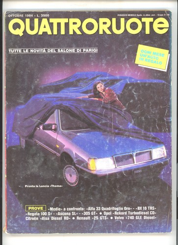 Quattroruote 348 1984 alfa - quattroruote,