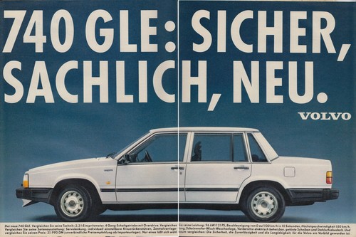 Volvo 740 gle pubblicità - gle,